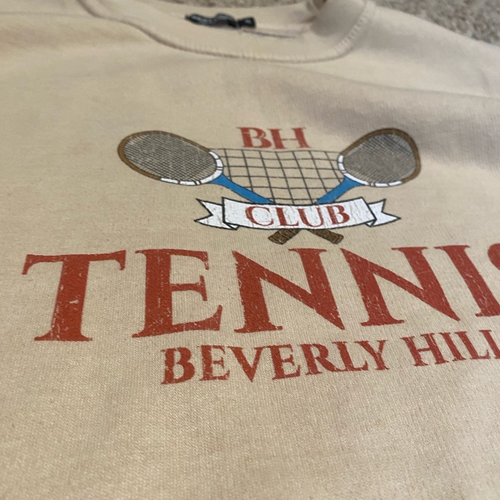 Nasty Gal Oversized Tennis Sweatshirt